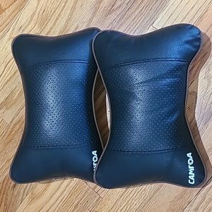 Car seat head rest pillows